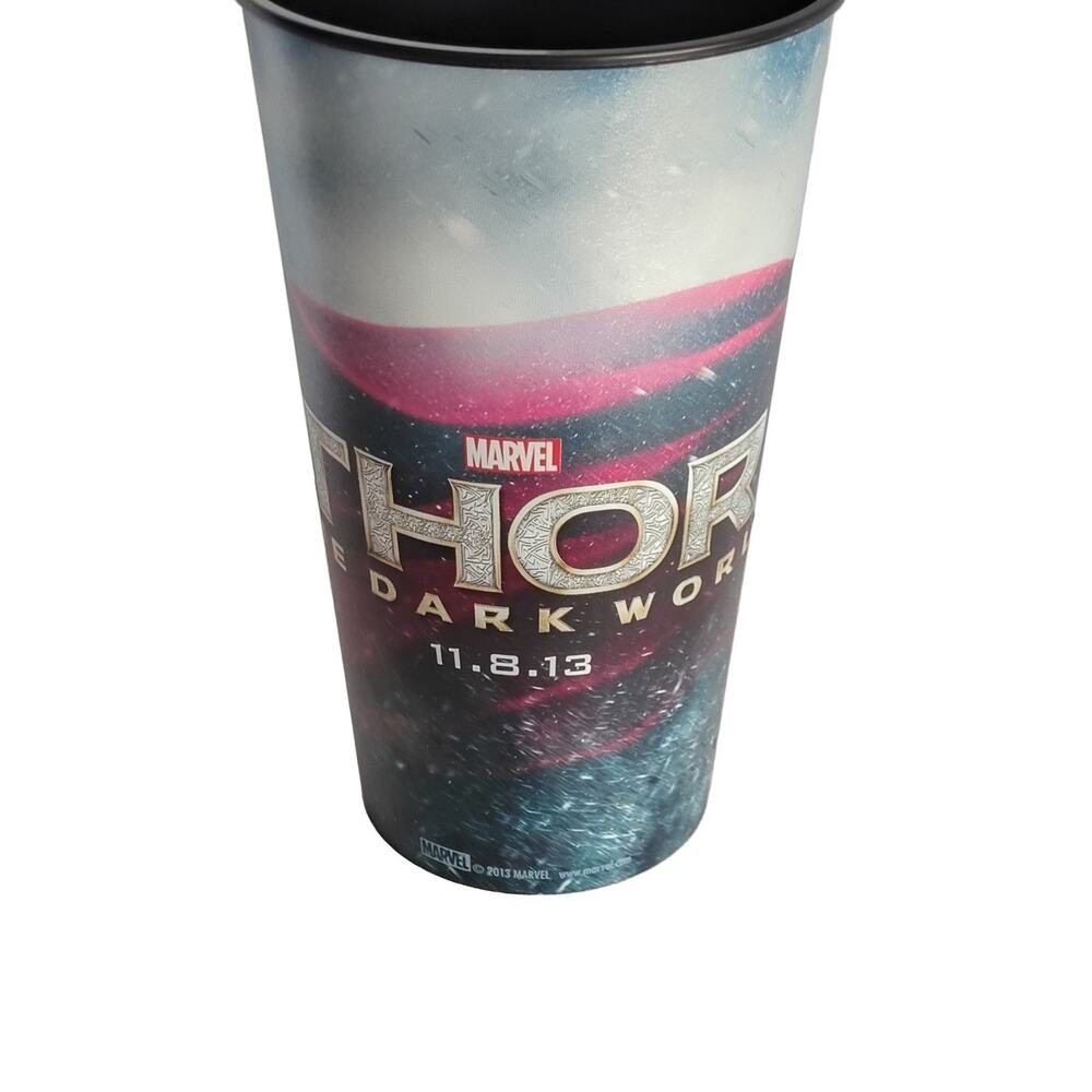 Marvel Thor: The Dark World 2013 44oz Plastic Movie Souvenir Cup Original